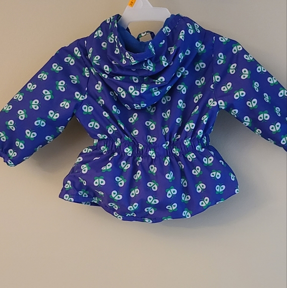 Lined nylon hooded windbreaker - Picture 2 of 3